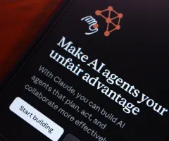 Die Claude-App auf einem Smartphone