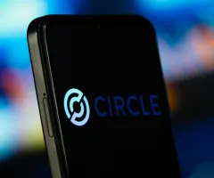 Das Circle-Logo auf einem Smartphone