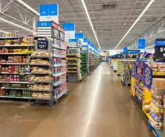 In einem Supermarkt in den USA.