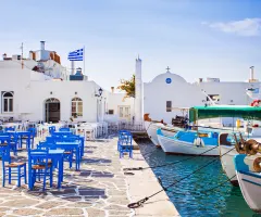 Ein Dorf in Griechenland ist zu sehen.