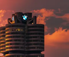 Die BMW-Zentrale in München ist zu sehen