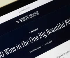 Die Webseite des Weißen Hauses.