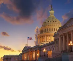 Das Kapitol in Washington ist zu sehen.