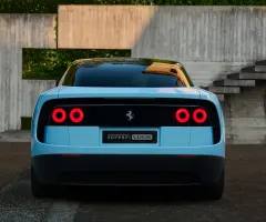 Der neue Ferrari Luce ist zu sehen.