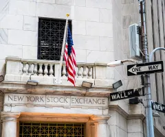 Der Eingang der New Yorker Börse NYSE