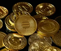 Symbolische Darstellung verschiedener Krypto-Währungen